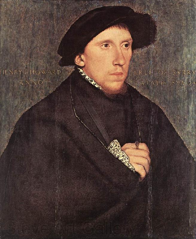 HOLBEIN, Hans the Younger Portrait of Henry Howard, the Earl of Surrey s Spain oil painting art